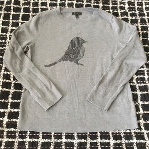 Banana Republic Graphic Bird Intarsia Sweater